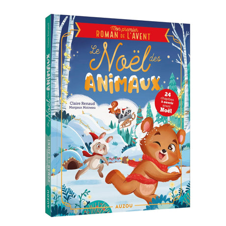 Le Noël des Animaux - 24 Chapitres avant Noël-Auzou-AUZ-791039550123-CLÉMENT
