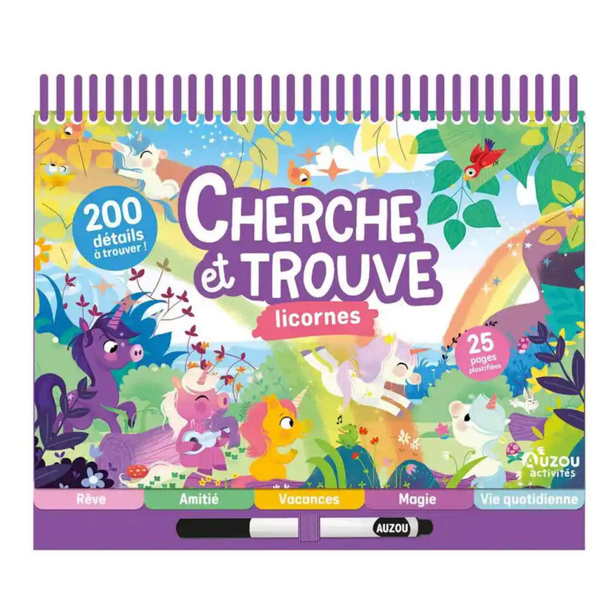 Cherche Et Trouve - Licornes-Auzou-AUZ-791039552318-CLÉMENT