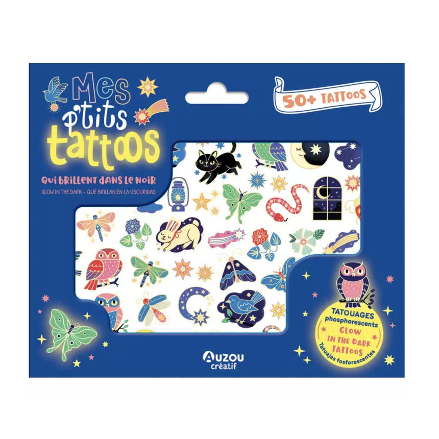 Mes PTits Tatoos Qui Brillent dans le Noir-Auzou-AUZ-791039554671-CLÉMENT