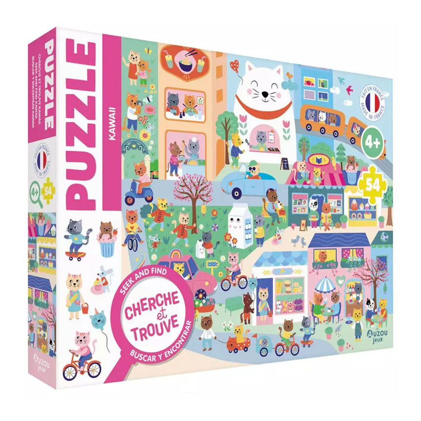 Casse-Tête Cherche Et Trouve - Kawaii-Auzou-AUZ-791039558020-CLÉMENT