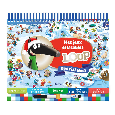 Jeux Effaçables Spécial Noël-Auzou-AUZ-791039562201-CLÉMENT