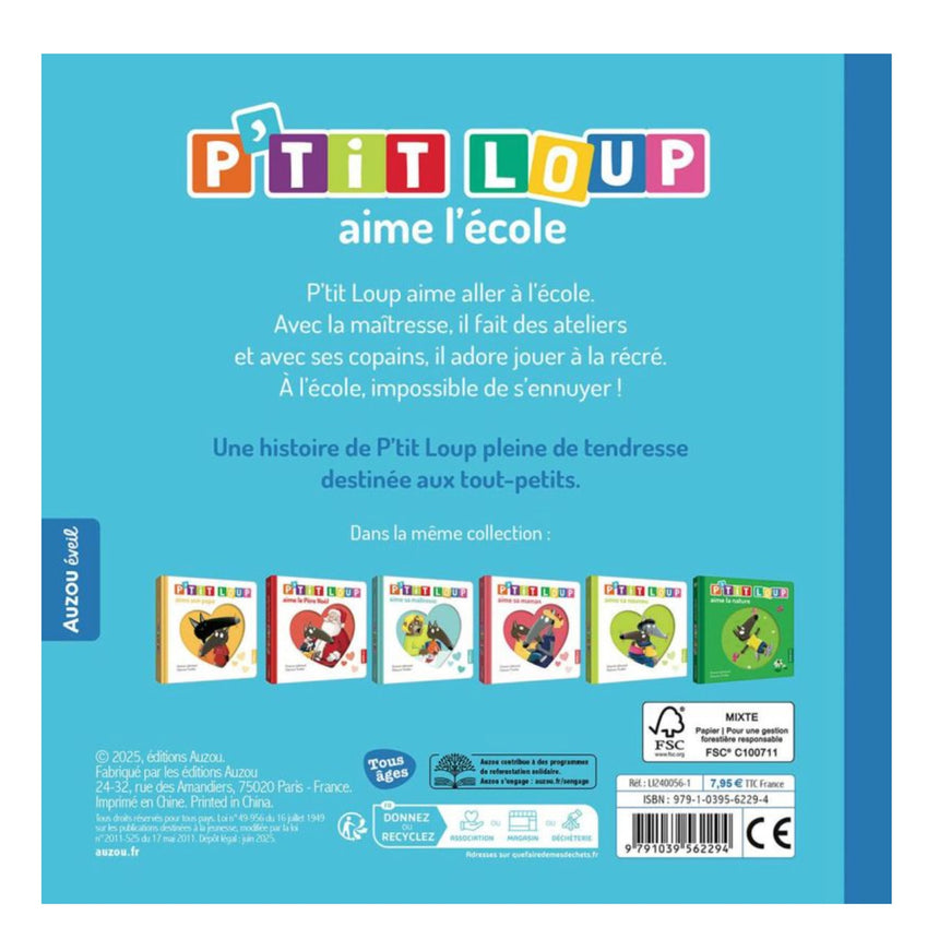 P'tit Loup Aime L'École-Auzou-AUZ-791039562294-CLÉMENT