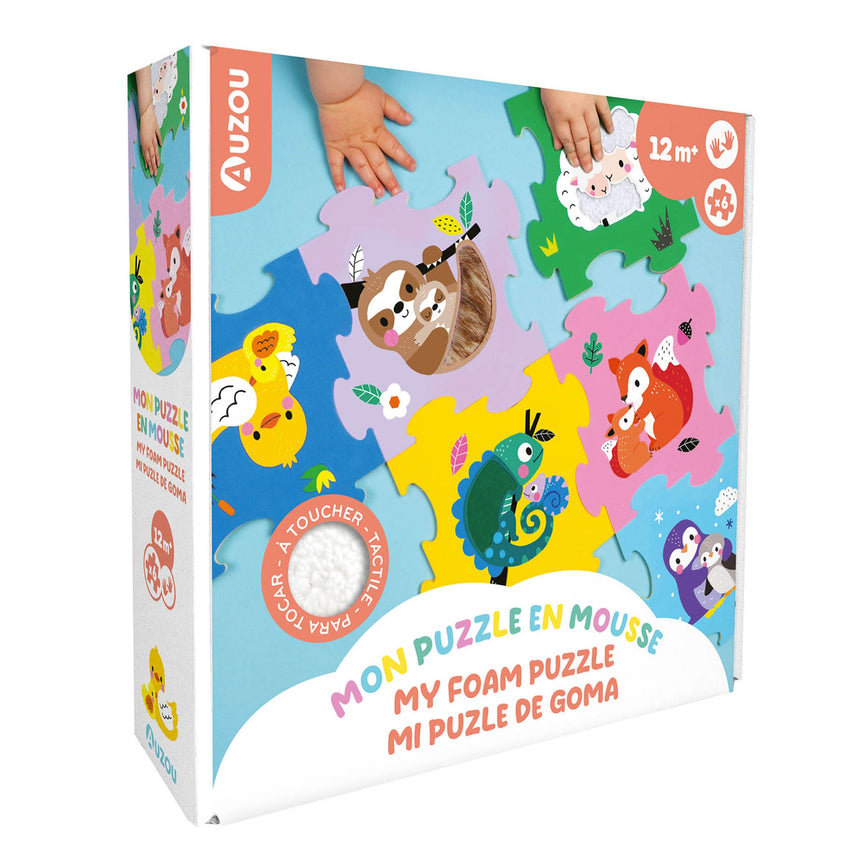 Mon Puzzle En Mousse À Toucher-Auzou-AUZ-791039563109-CLÉMENT