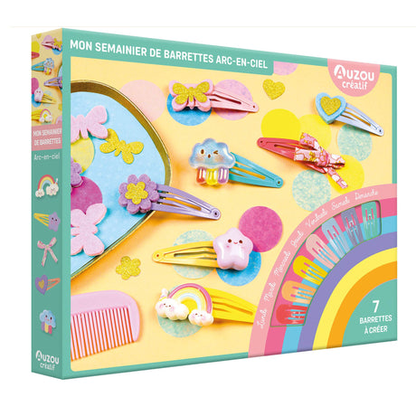 Mon Semainier de Barrettes Arc-en-ciel-Auzou-AUZ-791039564472-CLÉMENT