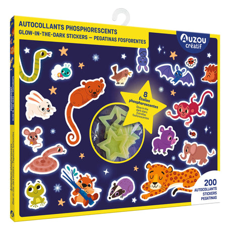 Mes 200 Autocollants Phosphorescents-Auzou-AUZ-791039566766-CLÉMENT