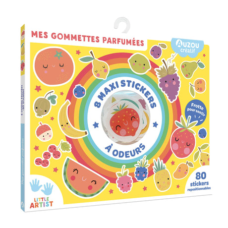 Ma Pochette d'Artiste - Mes Gommettes Parfumées (80)-Auzou-AUZ-791039574501-CLÉMENT
