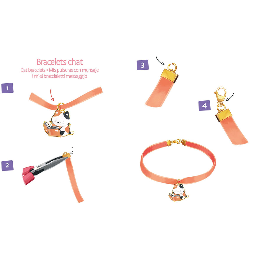 Mes jolis bijoux - Mes bracelets chats mignons-Auzou-AUZ-791039581868-CLÉMENT