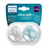 Suce Ultra Douce 6-18 mois Colombe Bleue / Feuille Argentée (2)-Philips Avent-AVE-PASCF09115-CLÉMENT