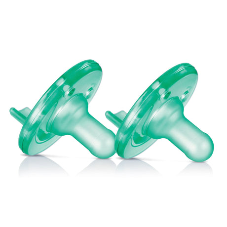 Suce Soothie Vert 3mois + (2)-Philips Avent-AVE-PASCF19205-CLÉMENT