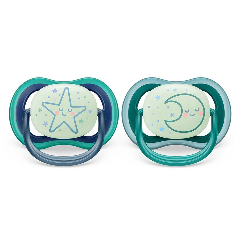 Suce Ultra Air Nighttime 6-18 mois Étoile Endormie / Lune (2)-Philips Avent-AVE-PASCF37613-CLÉMENT