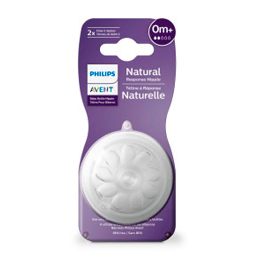 Tétines(2)Naturel 0m+ Niveau 2-Philips Avent-AVE-PASCY96202-CLÉMENT