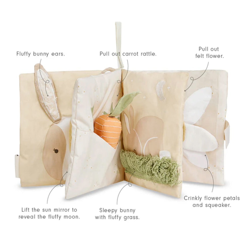 Livre en Tissus Pour Bébé - Contes de Lapins-Avery Row-AVR-FBOWCH-CLÉMENT