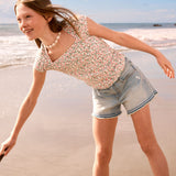 Short Taille Haute 5-18ans-Abercrombie Kids-A&F-43AL66-LDW-CLÉMENT