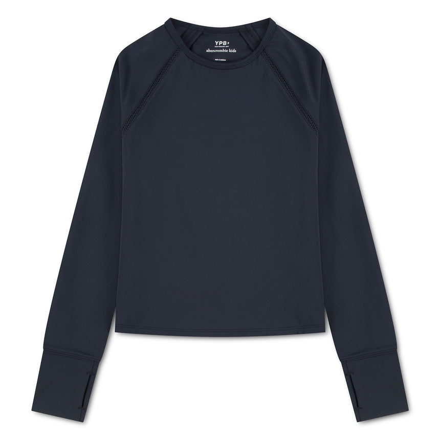 T-shirt Raglan Ypb 5-18ans-Abercrombie Kids-Noir-7-8-A&F-43AW61-K0I-CLÉMENT