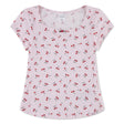 T-shirt Rosette Pointelle 5-18ans-Abercrombie Kids-Rose-7-8-A&F-43AY71-APJ-CLÉMENT