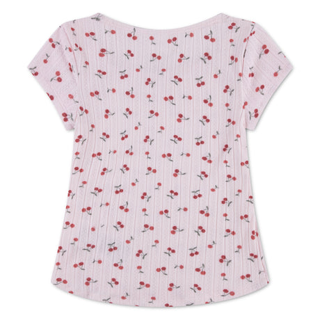 T-shirt Rosette Pointelle 5-18ans-Abercrombie Kids-A&F-43AY71-APJ-CLÉMENT
