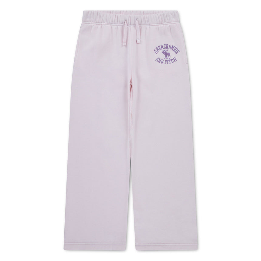Pantalon Ouaté Évasé Logo 5-18ans-Abercrombie Kids-Rose-7-8-A&F-43CF21-APP-CLÉMENT
