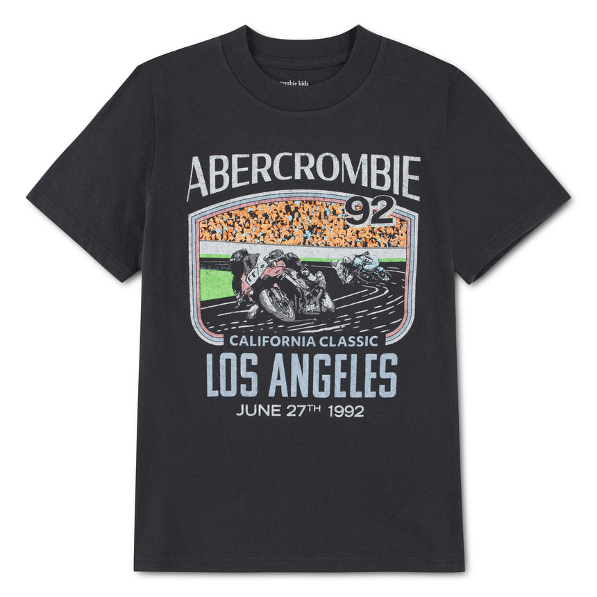 Tshirt California Classic 5-18ans-Abercrombie Kids-Noir-7-8-A&F-93AN24-K1K-CLÉMENT