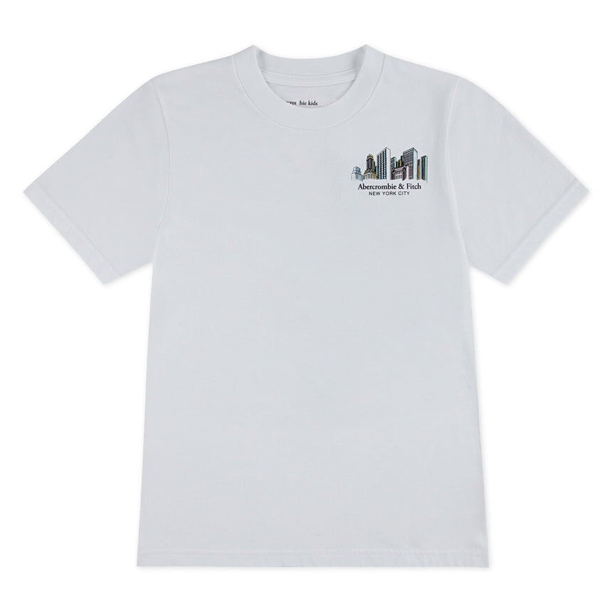 T-shirt Nyc Sketch 5-18ans-Abercrombie Kids-Blanc-7-8-A&F-93AN27-W1T-CLÉMENT