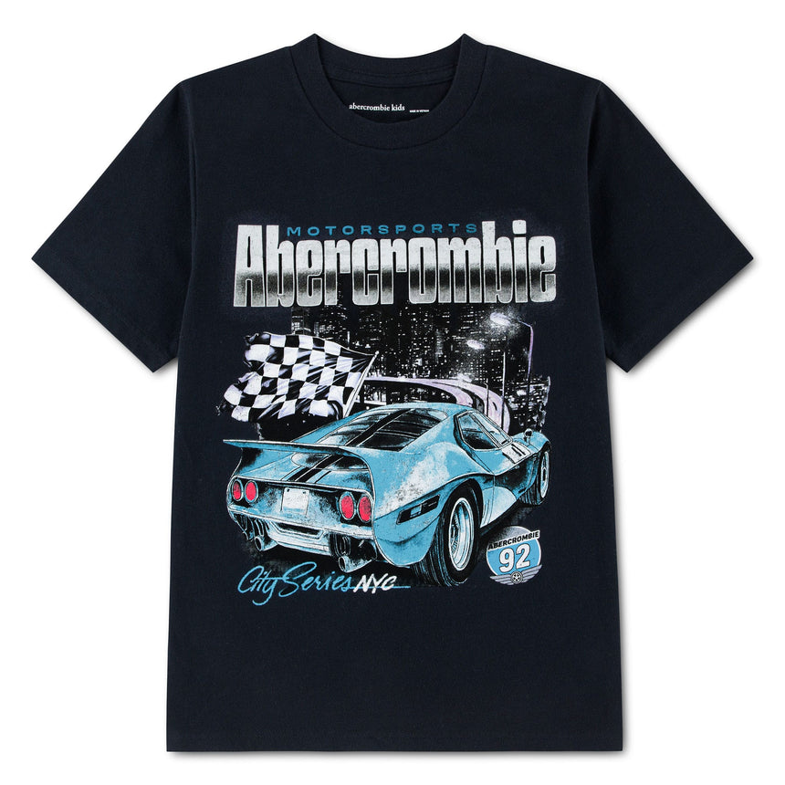 T-shirt City Car 5-18ans-Abercrombie Kids-Noir-7-8-A&F-93AY98-K94-CLÉMENT