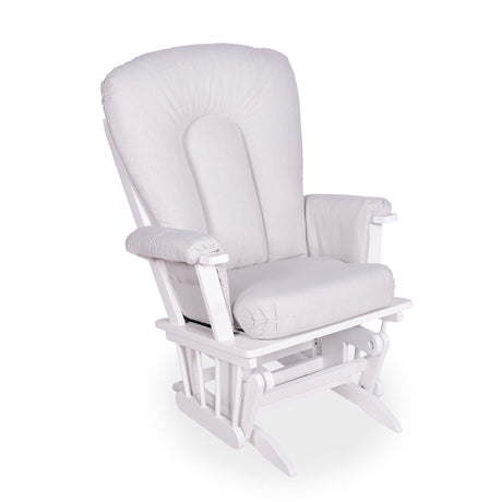 Chaise Berçante Bois - Blanc- Tissus sur commande spéciale-Goberce-Flip 610-GBE-B45-CHAISE-BLANC-CLÉMENT