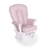 Chaise Berçante Bois - Blanc- Tissus sur commande spéciale-Goberce-Prelude 067-GBE-B45-CHAISE-BLANC-CLÉMENT