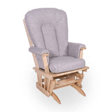 Chaise Berçante Bois - Naturel- Tissus sur commande spéciale-Goberce-Lima 061-GBE-B45-CHAISE-NATUREL-CLÉMENT
