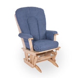 Chaise Berçante Bois - Naturel- Tissus sur commande spéciale-Goberce-Oxford 030-GBE-B45-CHAISE-NATUREL-CLÉMENT