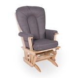Chaise Berçante Bois - Naturel- Tissus sur commande spéciale-Goberce-Structure 060-GBE-B45-CHAISE-NATUREL-CLÉMENT
