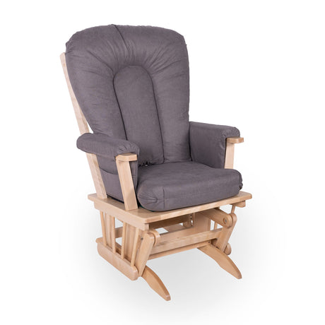 Chaise Berçante Bois - Naturel- Tissus sur commande spéciale-Goberce-Structure 060-GBE-B45-CHAISE-NATUREL-CLÉMENT