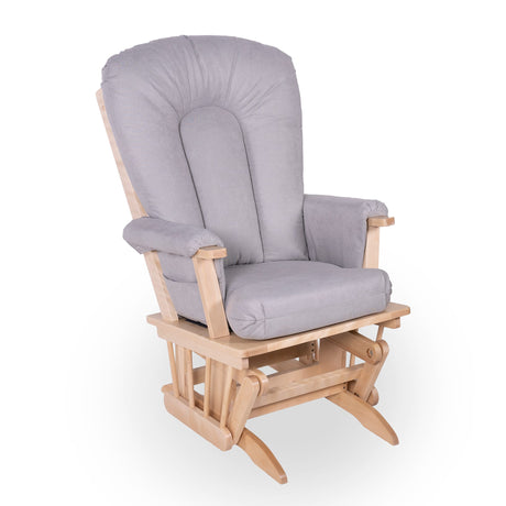 Chaise Berçante Bois - Naturel- Tissus sur commande spéciale-Goberce-Structure 401-GBE-B45-CHAISE-NATUREL-CLÉMENT