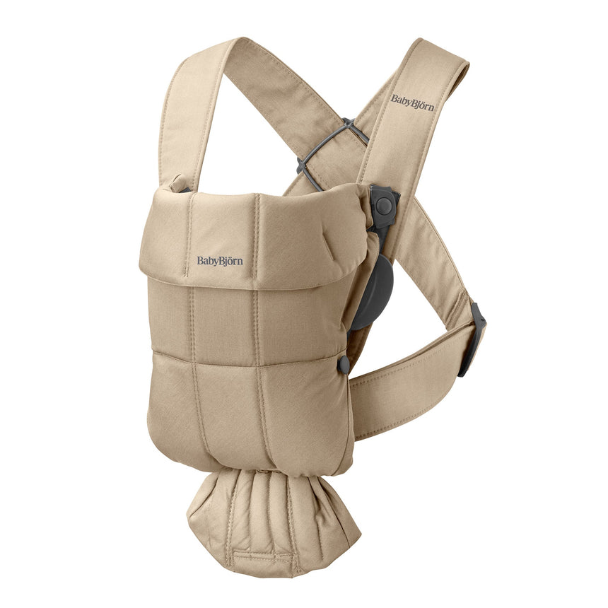 Porte-Bébé Mini - Wooven Beige-Babybjorn-BAJ-021026CA-CLÉMENT