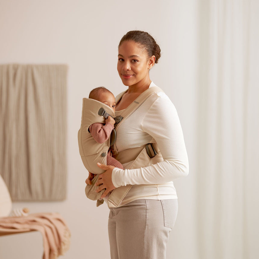 Porte-Bébé Mini - Wooven Beige-Babybjorn-BAJ-021026CA-CLÉMENT