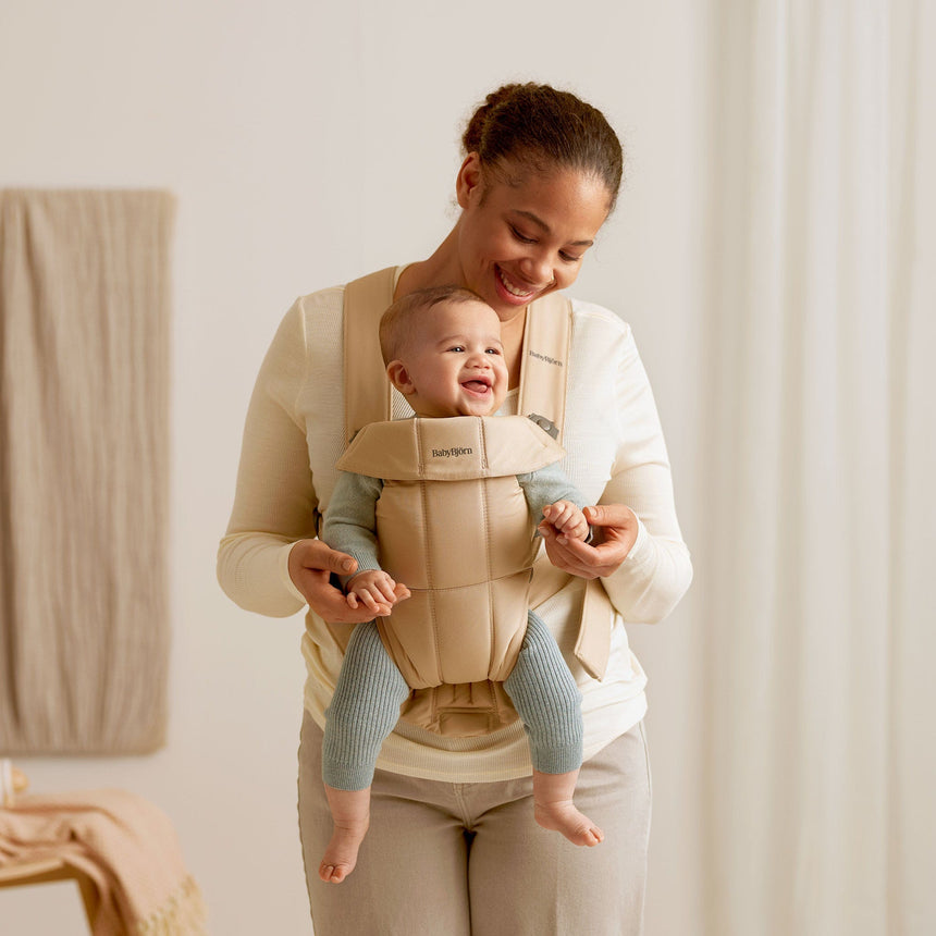 Porte-Bébé Mini - Wooven Beige-Babybjorn-BAJ-021026CA-CLÉMENT