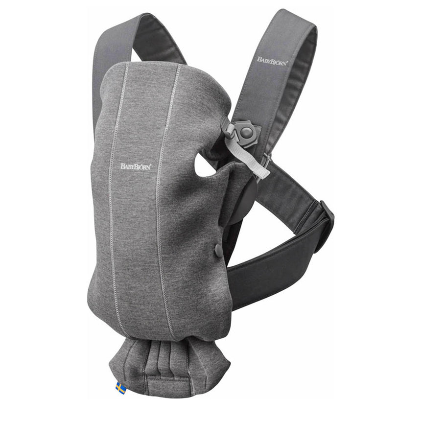Porte-Bébé Mini 3D Jersey - Gris Foncé-Babybjorn-BAJ-021084CA-CLÉMENT