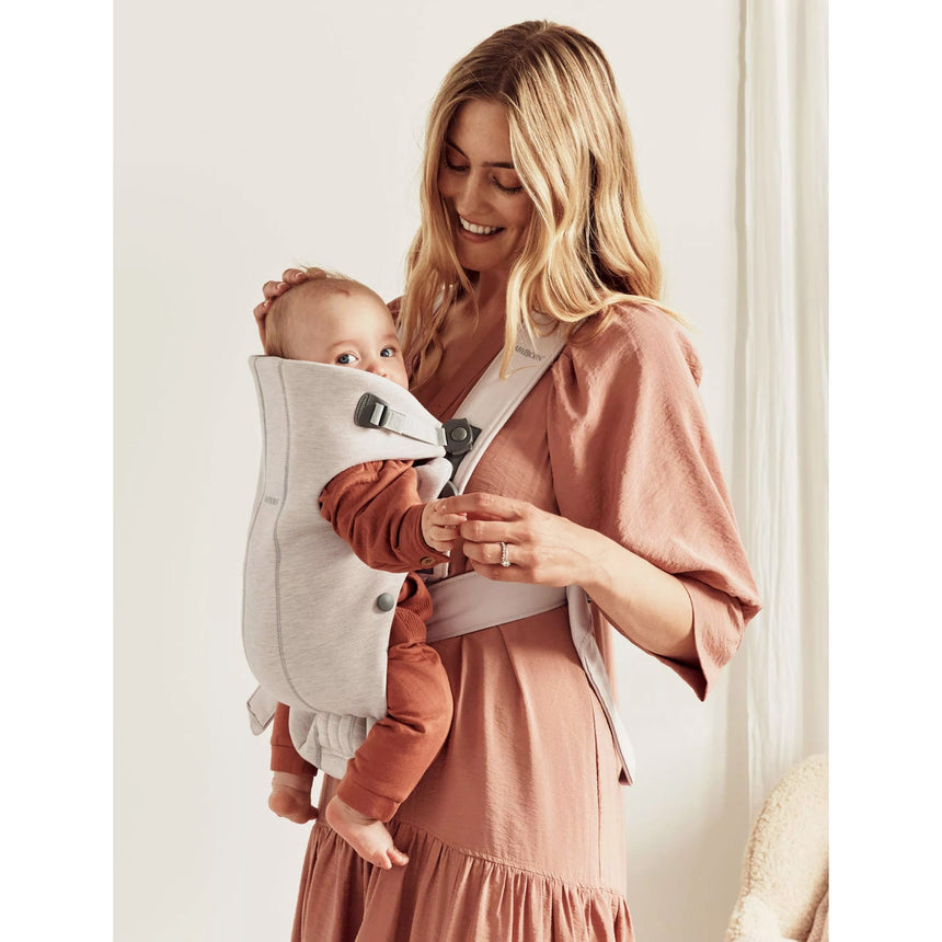 Porte-Bébé Mini 3D Jersey - Beige-Babybjorn-BAJ-021087CA-CLÉMENT
