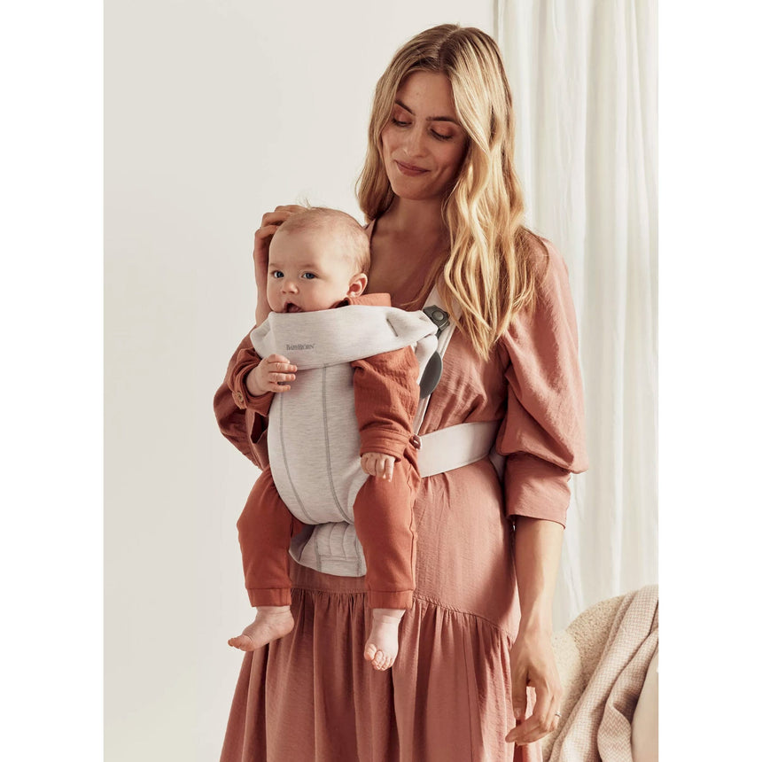 Porte-Bébé Mini 3D Jersey - Beige-Babybjorn-BAJ-021087CA-CLÉMENT