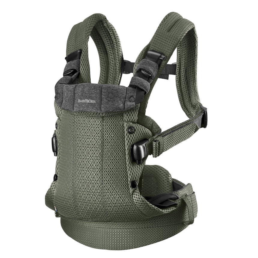 Porte-Bébé Harmony - Vert Foncé 3D mesh-Babybjorn-BAJ-088047CA-CLÉMENT