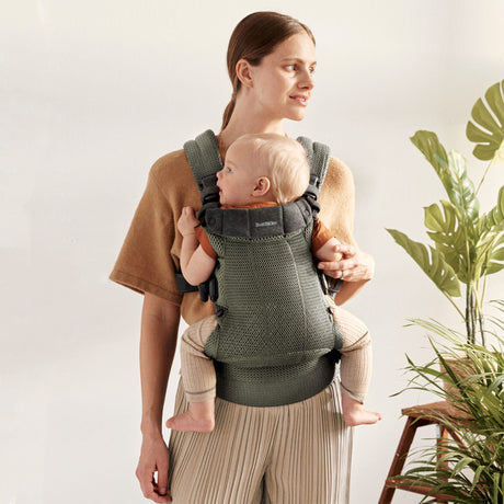 Porte-Bébé Harmony - Vert Foncé 3D mesh-Babybjorn-BAJ-088047CA-CLÉMENT