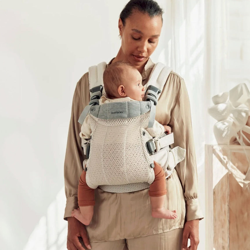 Porte-Bébé Harmony - Crème 3D mesh-Babybjorn-BAJ-088088CA-CLÉMENT