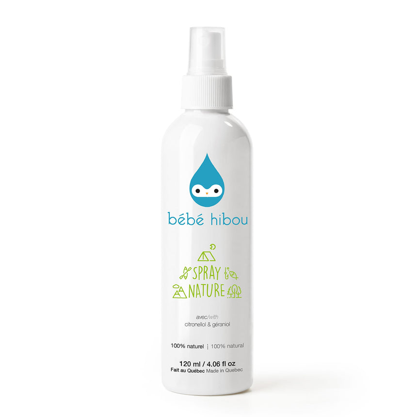 Spray Nature Bébé Hibou - Chasse Moustique-Bebe hibou-BBH-CHM120-CLÉMENT
