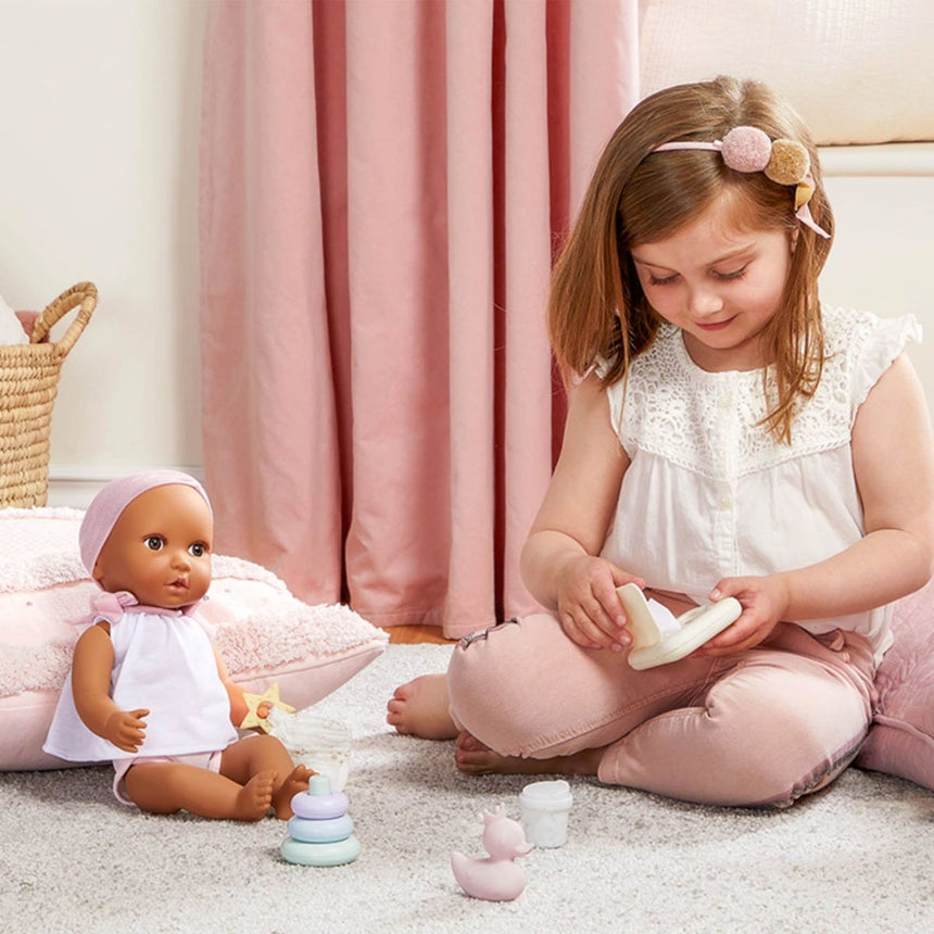 Poupée Pyjama Blanc-Babi-BBI-024LBY7218-CLÉMENT