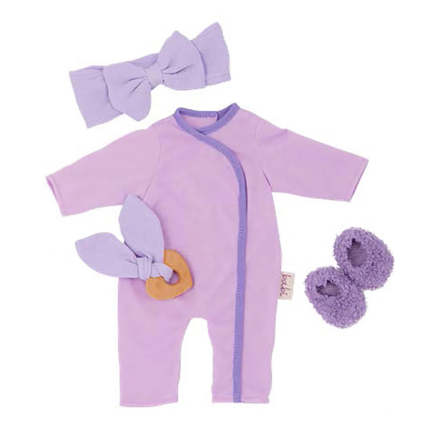 Pyjama Mauve Avec Pantoufles-Babi-BBI-024LBY7689-CLÉMENT