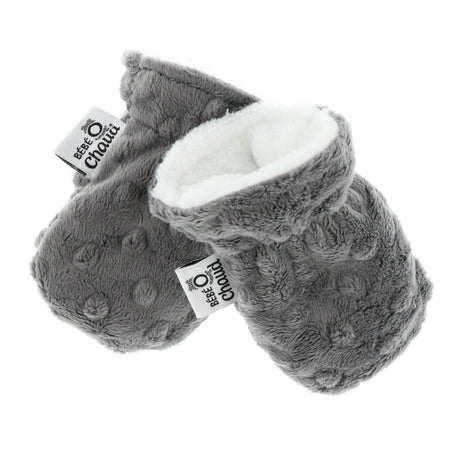 Mitaines Sans Pouce 0-18mois-Bebe O Chaud-Gris-0-6 m-BBO-MITUNI-1-CLÉMENT