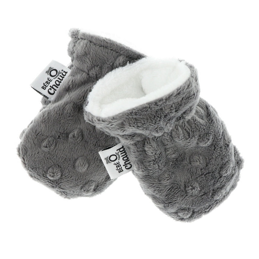 Mitaines Sans Pouce 0-18mois-Bebe O Chaud-Gris-0-6 m-BBO-MITUNI-1-CLÉMENT
