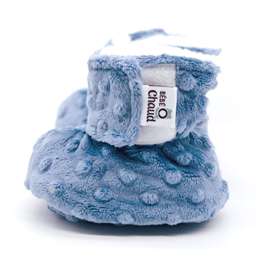 Pantoufles Velux Unies 6-24mois-Bebe O Chaud-Bleu-6-9 m-BBO-UNI0H-2-CLÉMENT