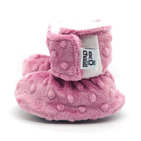 Pantoufles Velux Unies 6-24mois-Bebe O Chaud-Rose-6-9 m-BBO-UNI0H-2-CLÉMENT