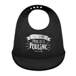 Bavoir en Silicone - Noir Poutine-Bedaine Love-BE2-BS-08-CLÉMENT