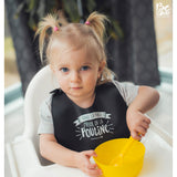 Bavoir en Silicone - Noir Poutine-Bedaine Love-BE2-BS-08-CLÉMENT