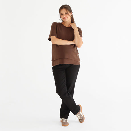 Jeans Maternité Noir-Bella Maternite-Noir-XS-BEA-1258919C-NOI-CLÉMENT